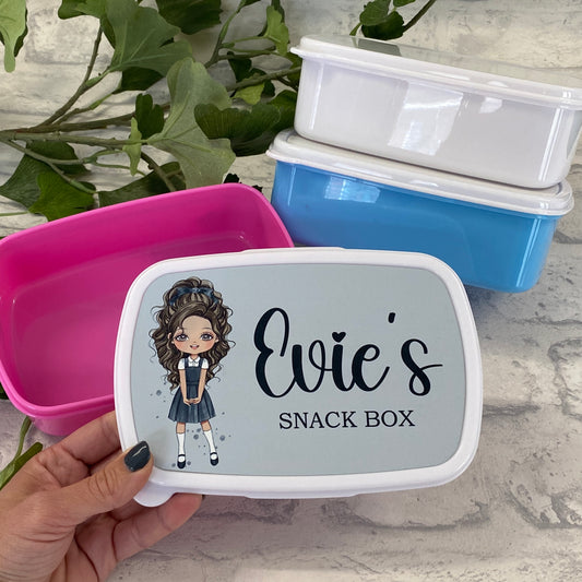 Personalised Character Lunch Snack Box
